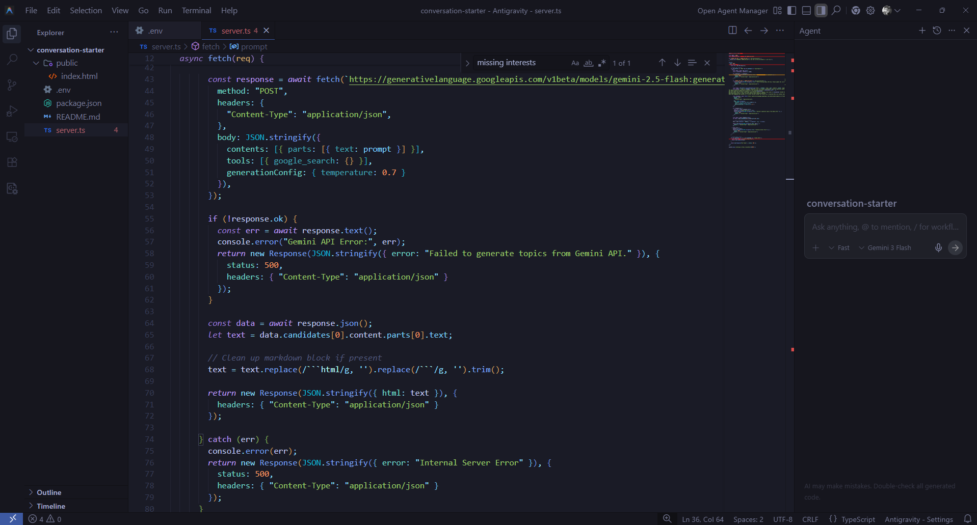 Image of a editing enviornment